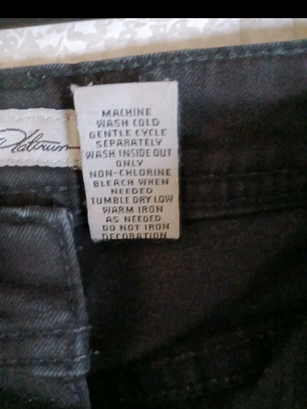 Chicos Black Women's Jeans with Studded Back Pockets - Sz 6 Regular Inseam 31